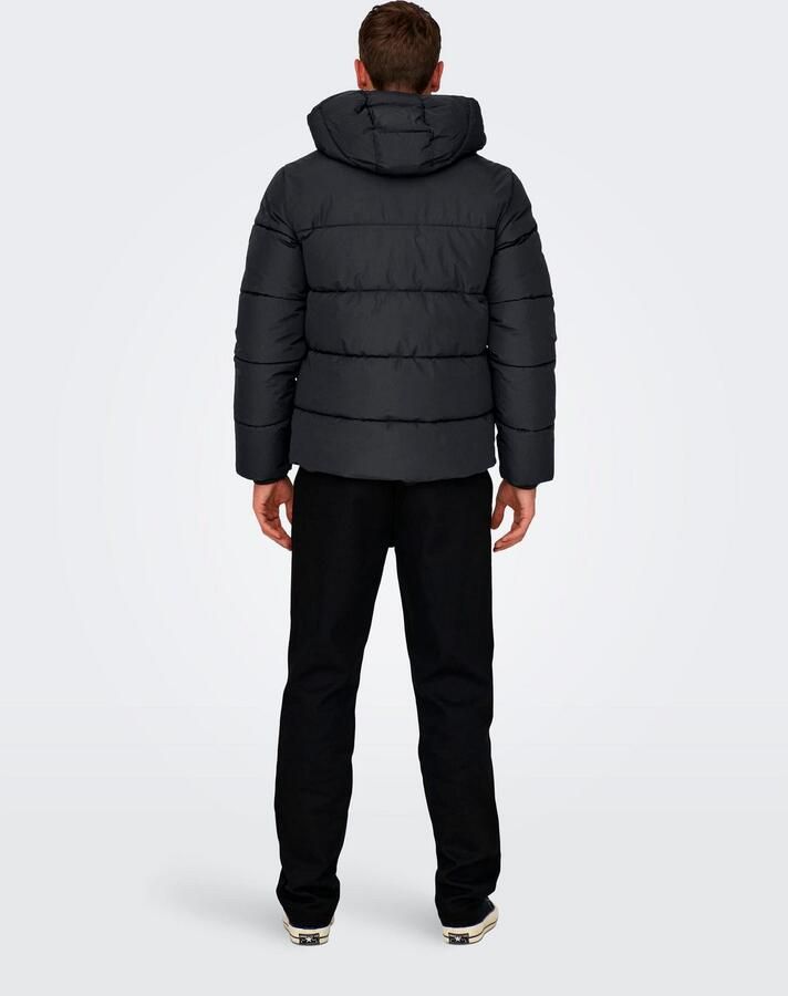 ONLY & SONS Gewatteerde jas ONSMARLON LIFE HOOD PUFFER JACKET OTW VD - Foto 2