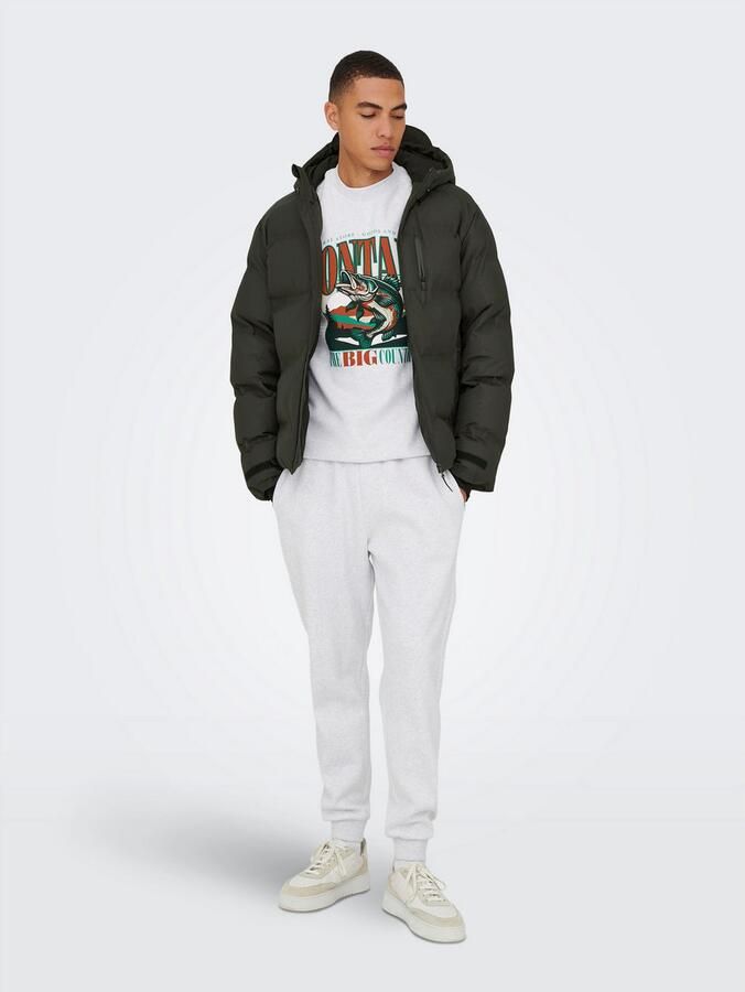 ONLY & SONS Gewatteerde jas ONSMATHIS PUFFER OTW - Foto 3