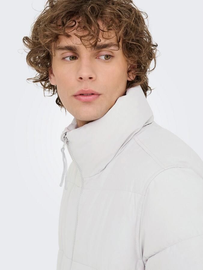 Only & Sons Regular fit gewatteerd jack met opstaande kraag model 'PACK' - Foto 2
