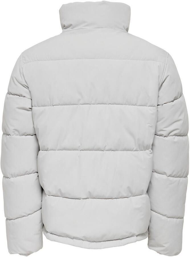 Only & Sons Regular fit gewatteerd jack met opstaande kraag model 'PACK' - Foto 5