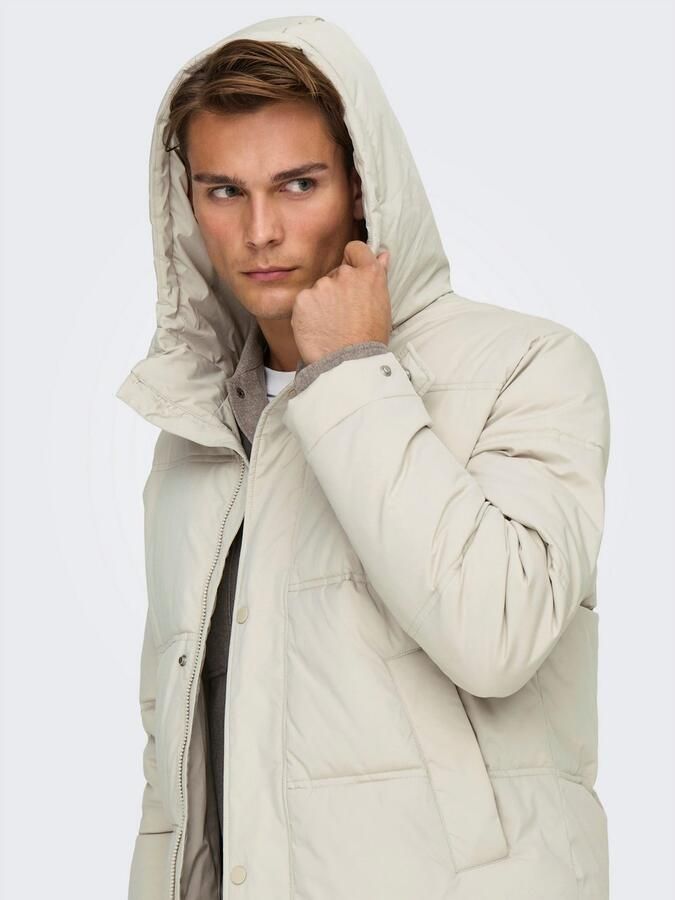 ONLY & SONS Gewatteerde jas ONSSEUL LONG PUFFER OTW - Foto 3