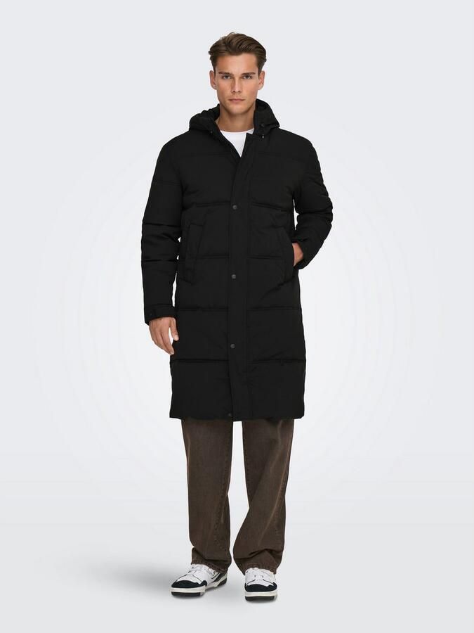 ONLY & SONS Gewatteerde jas ONSSEUL LONG PUFFER OTW - Foto 4