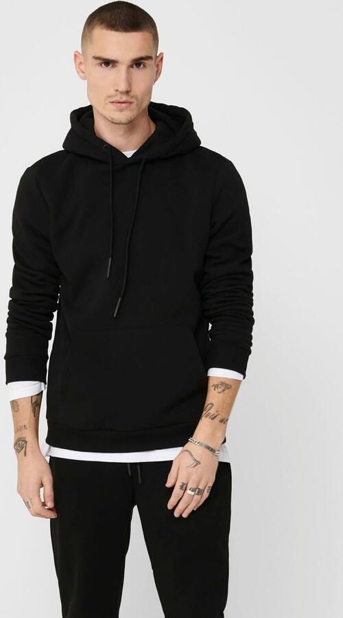 Only & Sons Hoodie met licht verbrede schouders model 'CERES LIFE' - Foto 8