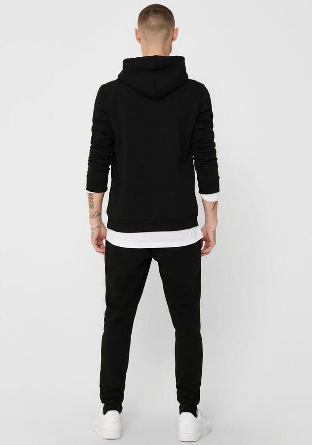 Only & Sons Hoodie met licht verbrede schouders model 'CERES LIFE' - Foto 3