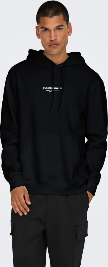 Only & Sons Samengestelde Hoodie Zwart Black Heren - Foto 6