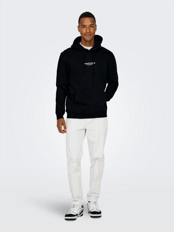 Only & Sons Samengestelde Hoodie Zwart Black Heren - Foto 3