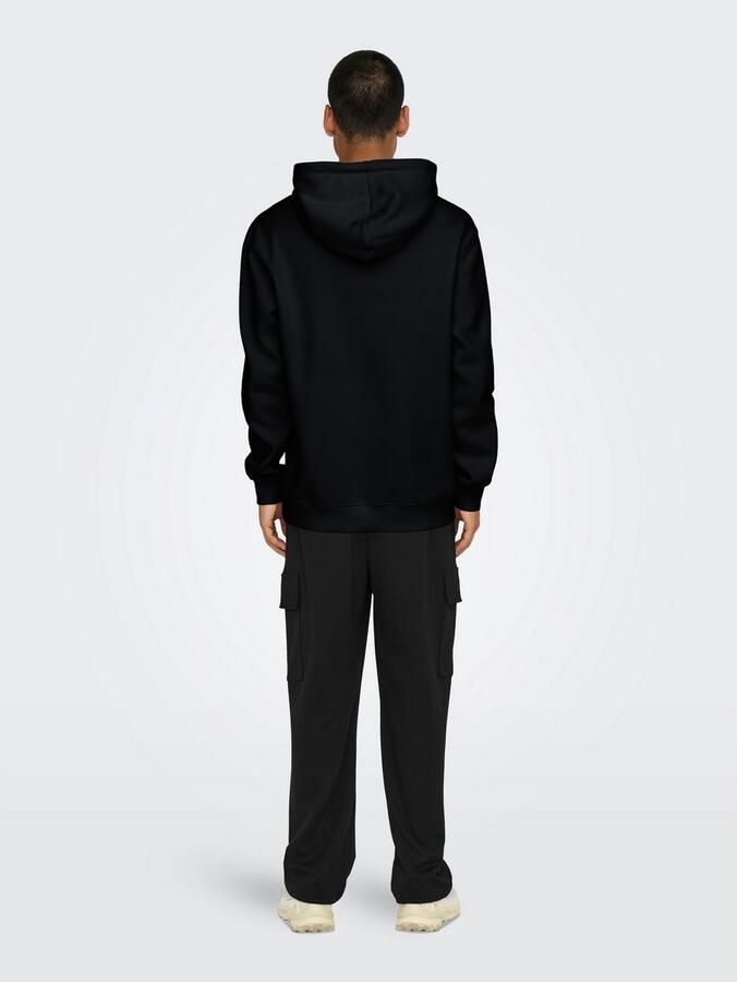 Only & Sons Samengestelde Hoodie Zwart Black Heren - Foto 4