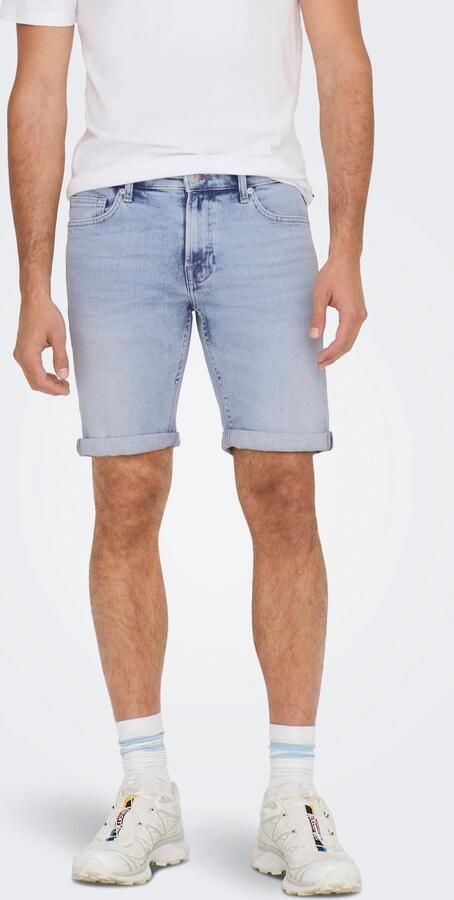 ONLY & SONS Jeansshort ONSPLY LIGHT BLUE 5189 SHORTS DNM NOOS - Foto 9