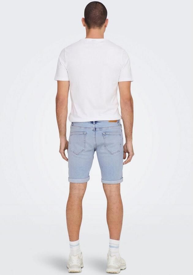ONLY & SONS Jeansshort ONSPLY LIGHT BLUE 5189 SHORTS DNM NOOS - Foto 8