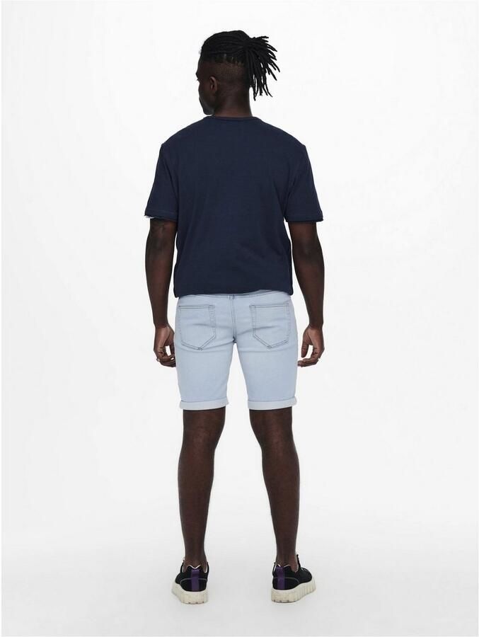 ONLY & SONS Jeansshort ONSPLY LIGHT BLUE 5189 SHORTS DNM NOOS - Foto 6