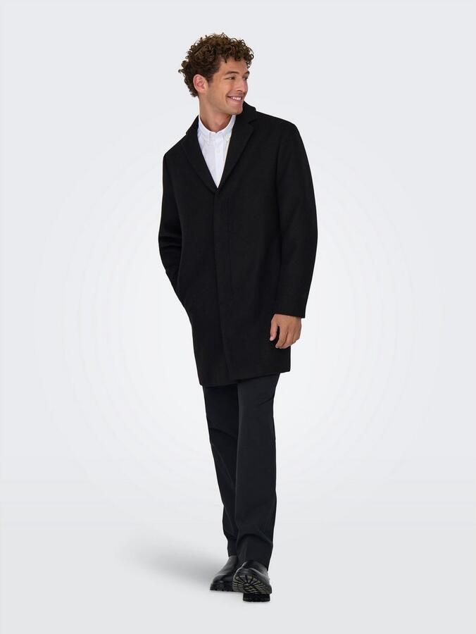 ONLY & SONS Korte jas ONSARON WOOL COAT OTW - Foto 3