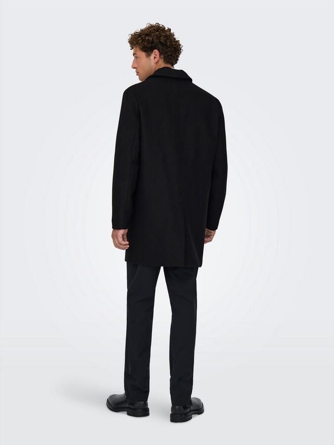 ONLY & SONS Korte jas ONSARON WOOL COAT OTW - Foto 4