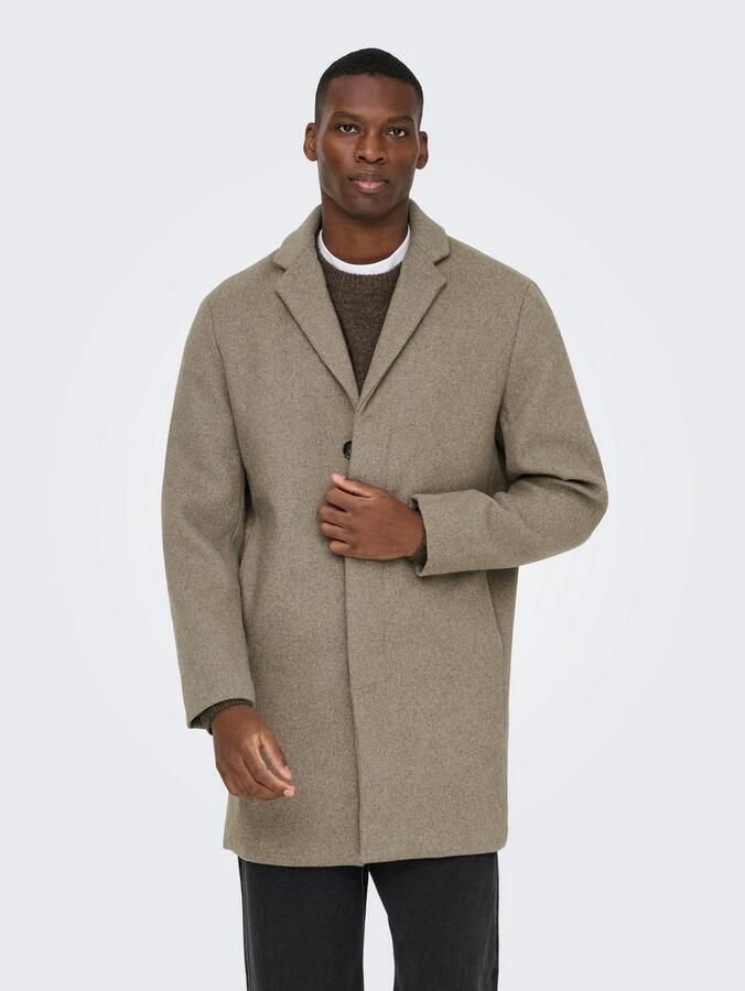 ONLY & SONS Korte jas ONSARON WOOL COAT OTW - Foto 2