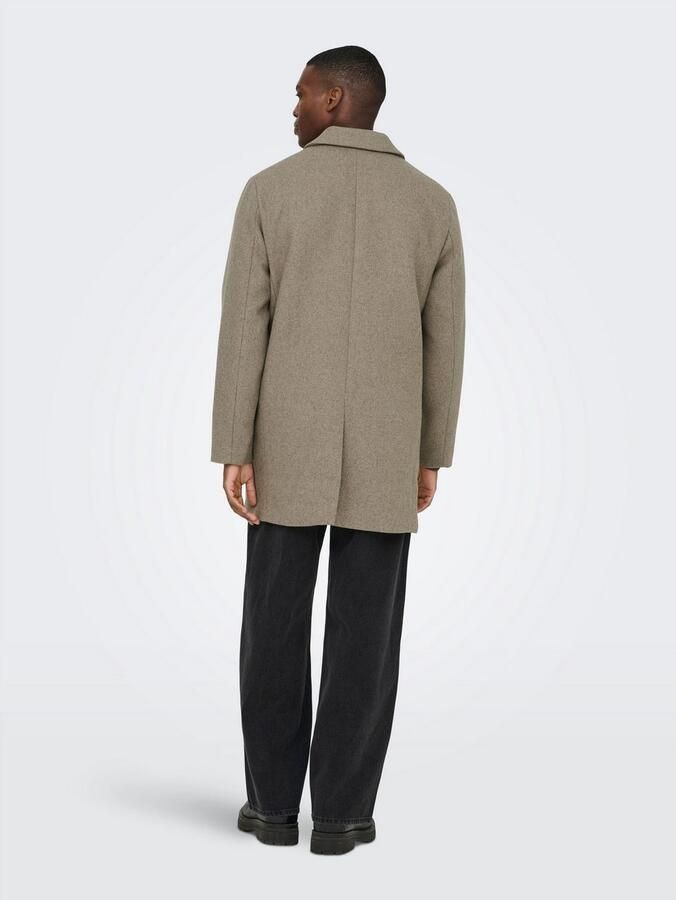 ONLY & SONS Korte jas ONSARON WOOL COAT OTW - Foto 4