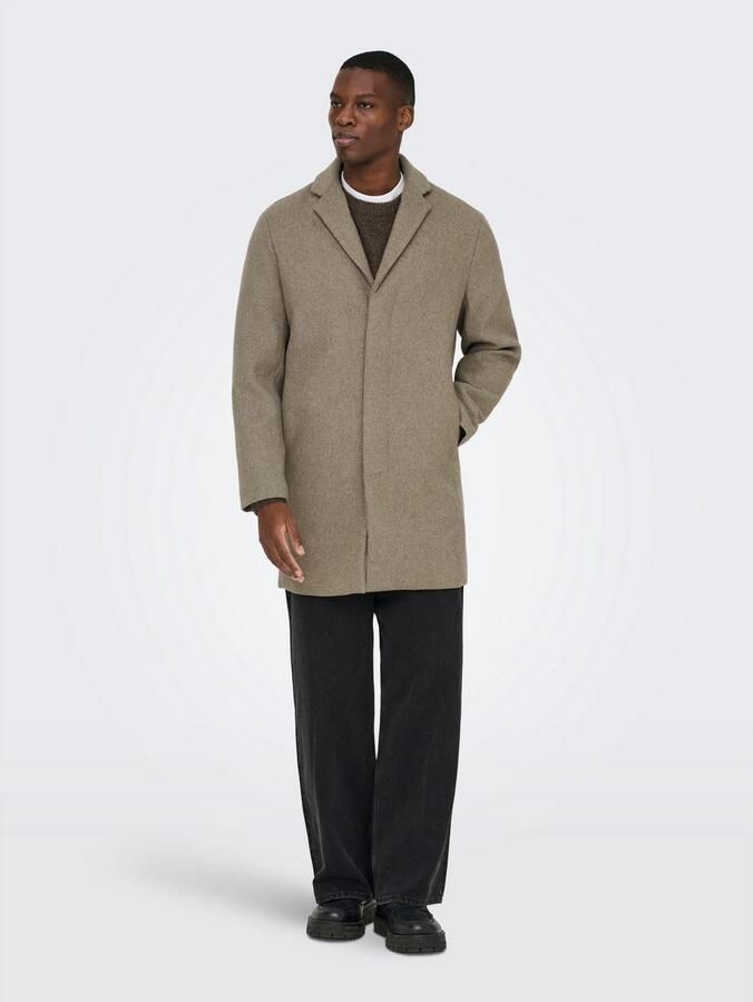 ONLY & SONS Korte jas ONSARON WOOL COAT OTW - Foto 5