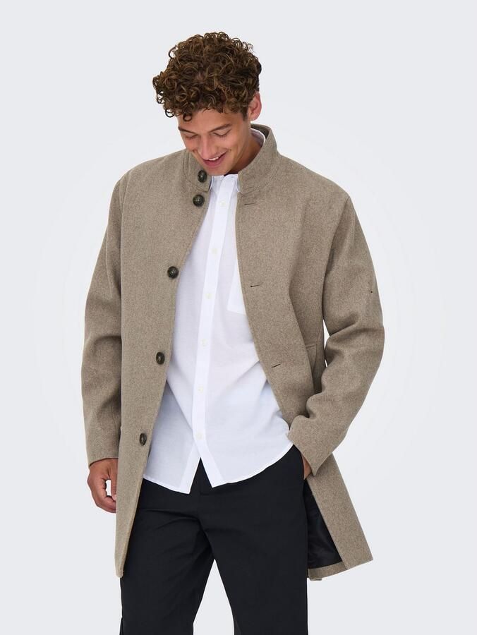 ONLY & SONS Korte jas ONSCHARLES WOOL COAT OTW - Foto 2