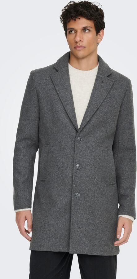 ONLY & SONS Lange jas ONSMATTHEW WOOL COAT OTW NOOS - Foto 6
