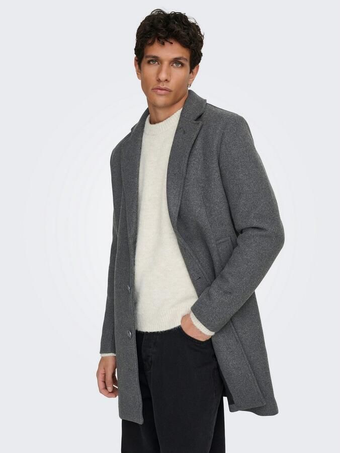 ONLY & SONS Lange jas ONSMATTHEW WOOL COAT OTW NOOS - Foto 2