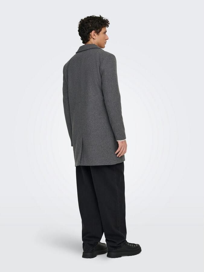 ONLY & SONS Lange jas ONSMATTHEW WOOL COAT OTW NOOS - Foto 4
