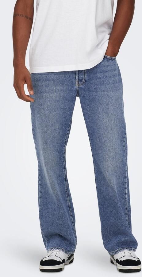 ONLY & SONS Loose fit jeans ONSFADE LOOSE WB 6778 A14 DNM NOOS - Foto 6