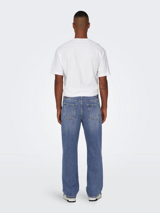 ONLY & SONS Loose fit jeans ONSFADE LOOSE WB 6778 A14 DNM NOOS - Foto 4