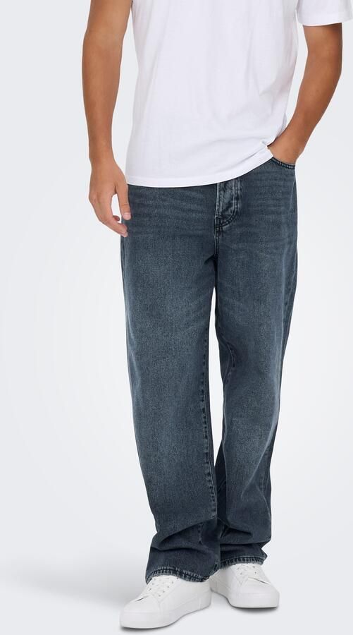ONLY & SONS Loose fit jeans ONSFADE LOOSE WB 6778 A14 DNM NOOS - Foto 6
