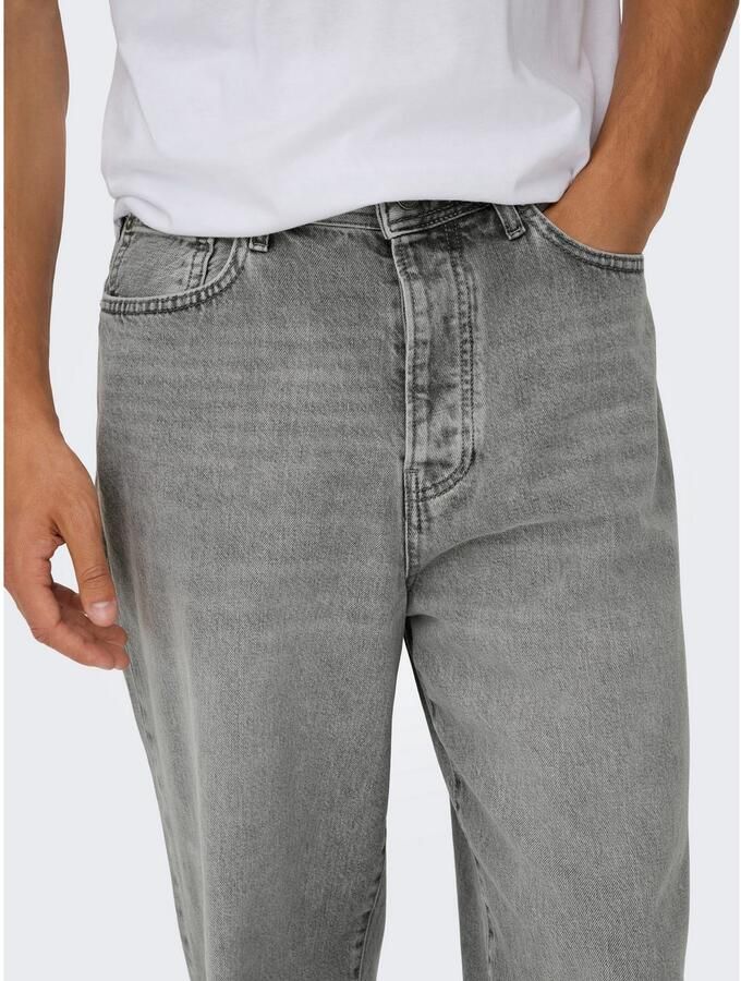 ONLY & SONS Loose fit jeans ONSFADE LOOSE WB 6778 A14 DNM NOOS - Foto 2