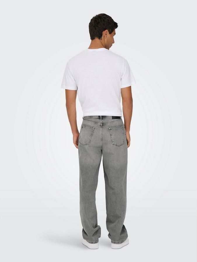 ONLY & SONS Loose fit jeans ONSFADE LOOSE WB 6778 A14 DNM NOOS - Foto 4