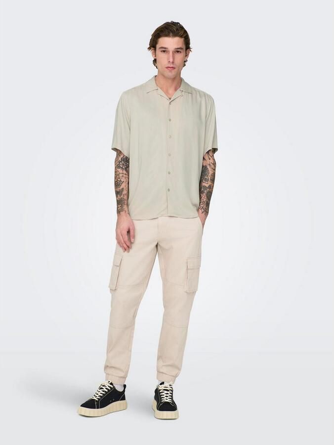 ONLY & SONS Overhemd met korte mouwen ONSDASH LIFE REG VISC RES SS SHIRT - Foto 7