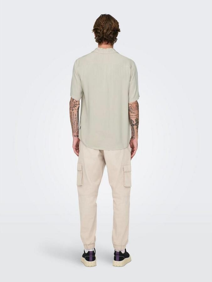ONLY & SONS Overhemd met korte mouwen ONSDASH LIFE REG VISC RES SS SHIRT - Foto 8