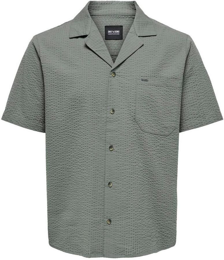 ONLY & SONS Overhemd met korte mouwen ONSEYE RESORT SEERS 0009 SHIRT NOOS