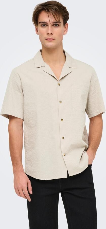 ONLY & SONS Overhemd met korte mouwen ONSEYE RESORT SEERS 0009 SHIRT NOOS - Foto 6