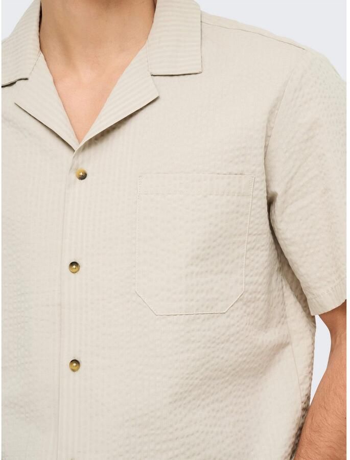 ONLY & SONS Overhemd met korte mouwen ONSEYE RESORT SEERS 0009 SHIRT NOOS - Foto 2