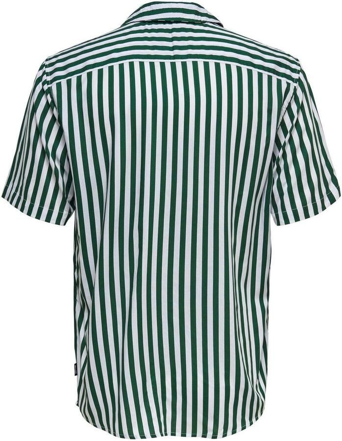 Only & Sons Vrijetijdsoverhemd van viscose met reverskraag model 'WAYNE' - Foto 2