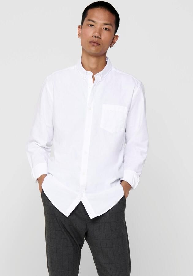 ONLY & SONS Overhemd met lange mouwen ONSALVARO SLIM LS OXFORD SHIRT NOOS - Foto 10