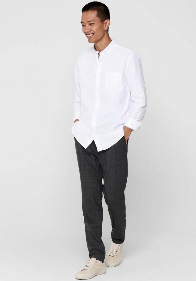 ONLY & SONS Overhemd met lange mouwen ONSALVARO SLIM LS OXFORD SHIRT NOOS - Foto 8