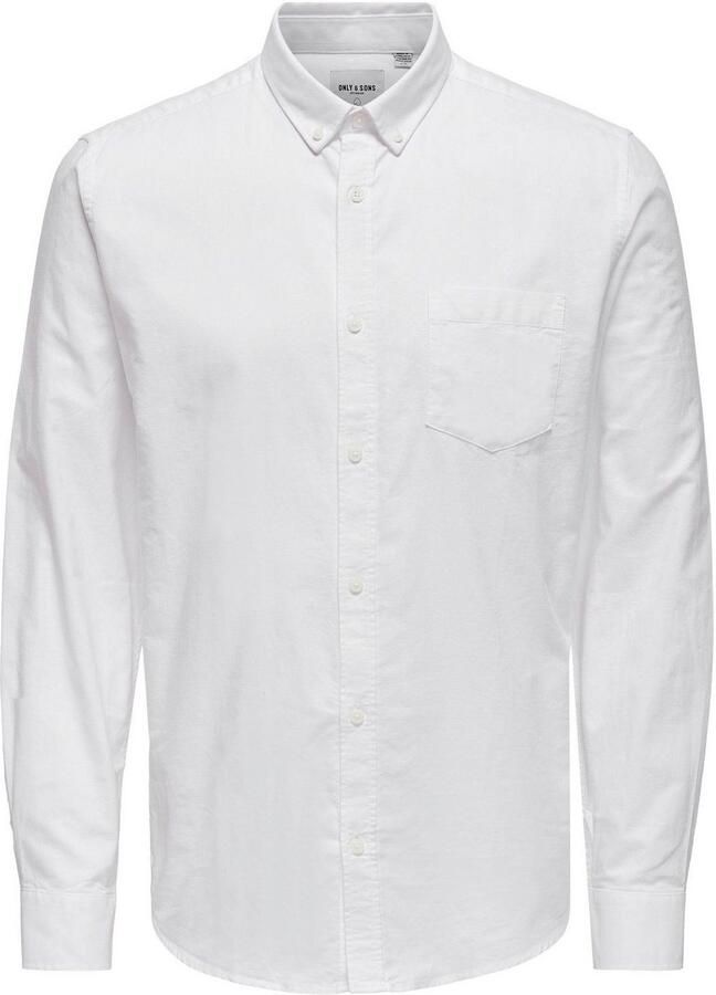 ONLY & SONS Overhemd met lange mouwen ONSALVARO SLIM LS OXFORD SHIRT NOOS - Foto 4
