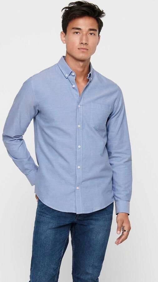 ONLY & SONS Overhemd met lange mouwen ONSALVARO SLIM LS OXFORD SHIRT NOOS - Foto 8
