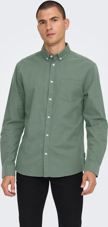 ONLY & SONS Overhemd met lange mouwen ONSALVARO SLIM LS OXFORD SHIRT NOOS - Foto 7