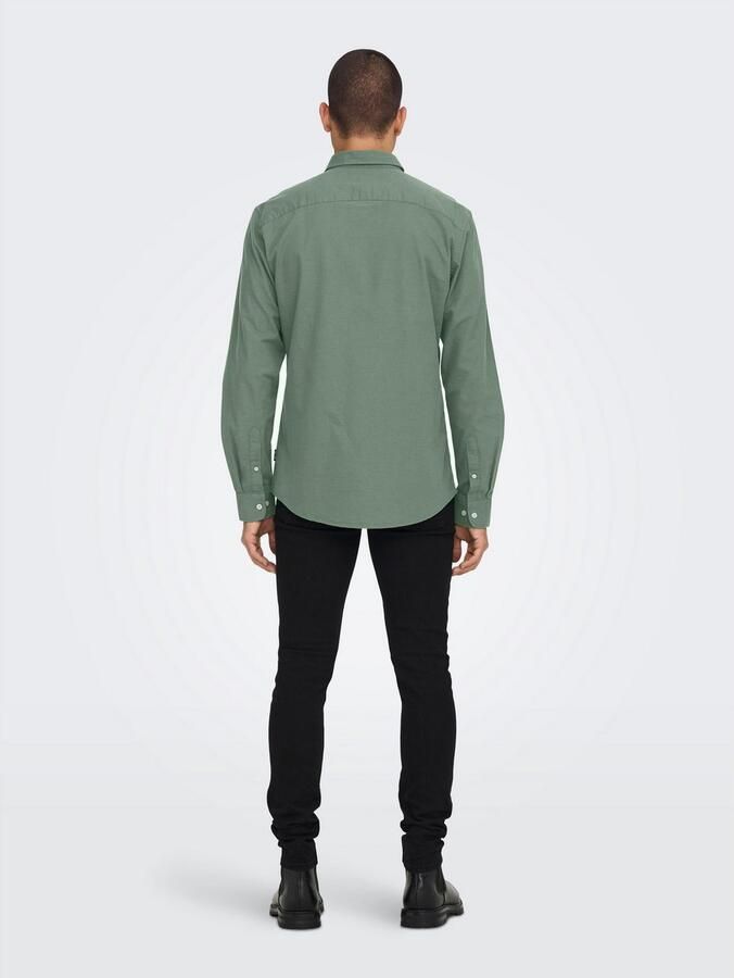 ONLY & SONS Overhemd met lange mouwen ONSALVARO SLIM LS OXFORD SHIRT NOOS - Foto 4
