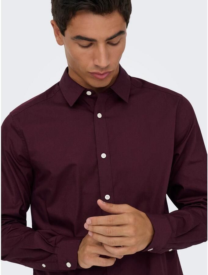 ONLY & SONS Overhemd met lange mouwen ONSFLORIAN LIFE LS POPLIN SHIRT OTL - Foto 2