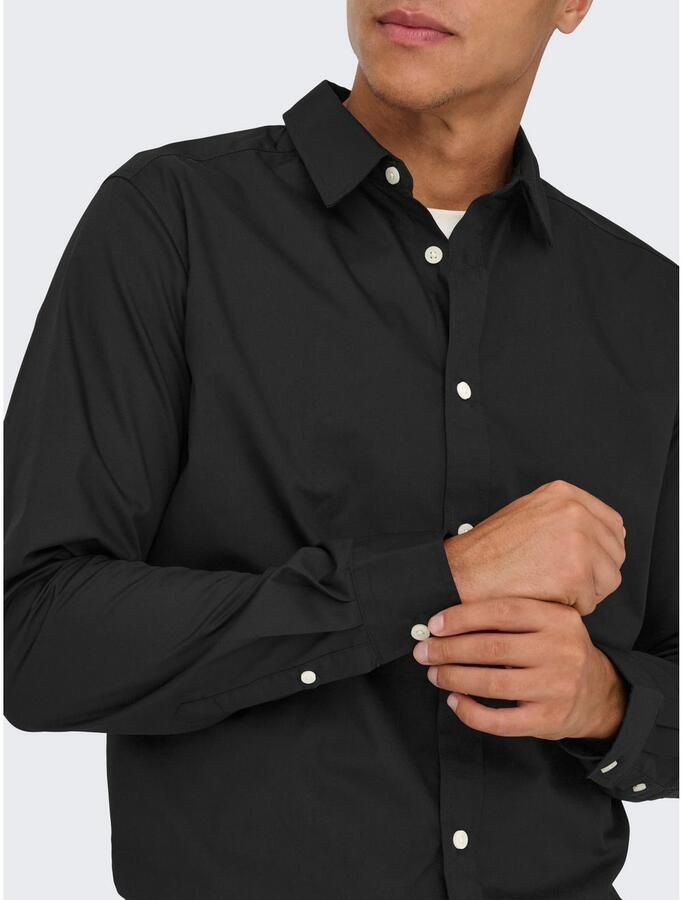 ONLY & SONS Overhemd met lange mouwen ONSFLORIAN LIFE LS POPLIN SHIRT OTL - Foto 2