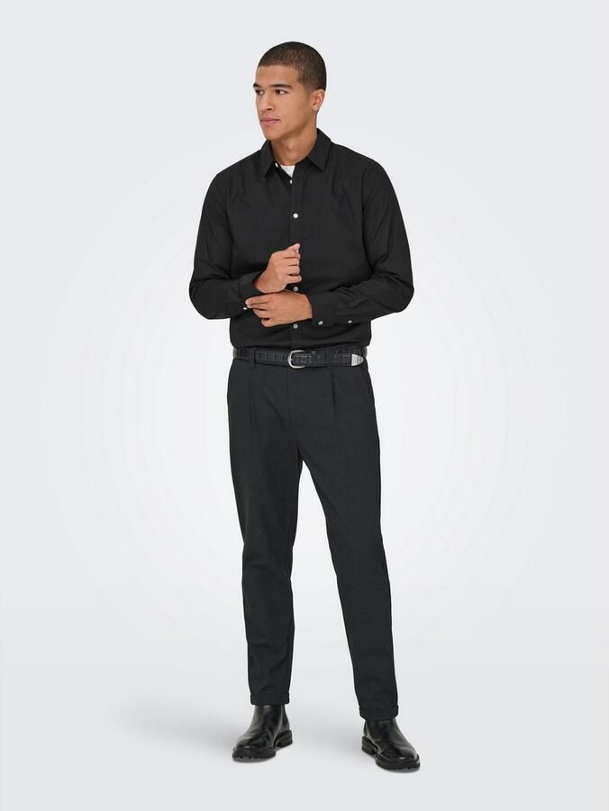 ONLY & SONS Overhemd met lange mouwen ONSFLORIAN LIFE LS POPLIN SHIRT OTL - Foto 4