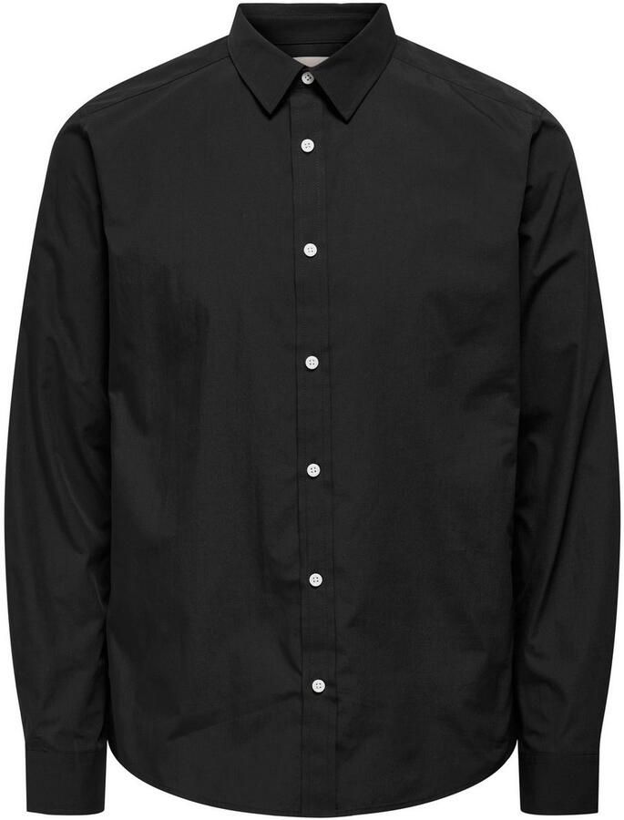 ONLY & SONS Overhemd met lange mouwen ONSFLORIAN LIFE LS POPLIN SHIRT OTL
