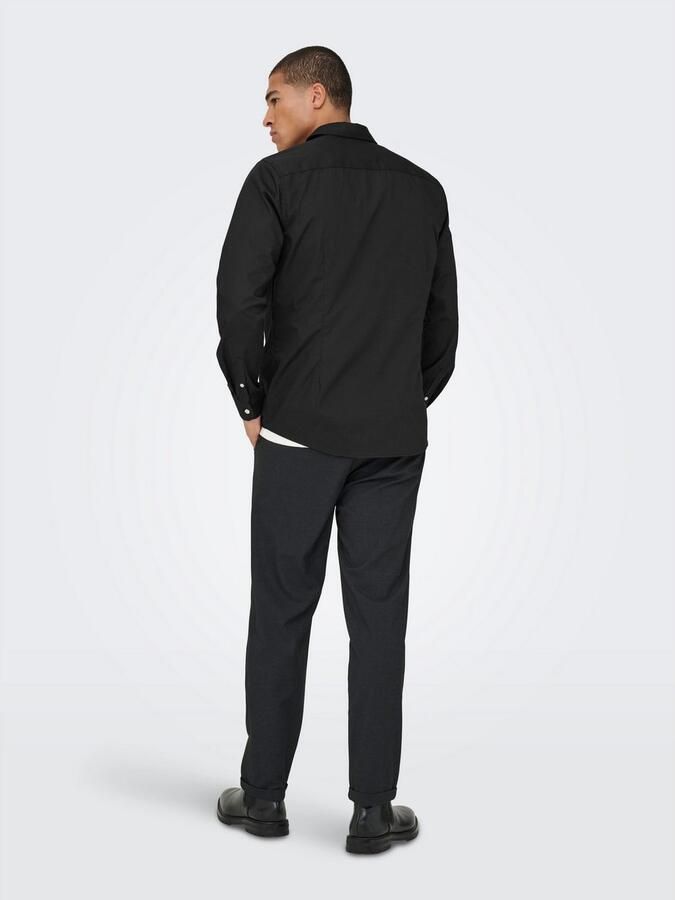 ONLY & SONS Overhemd met lange mouwen ONSFLORIAN LIFE LS POPLIN SHIRT OTL - Foto 5