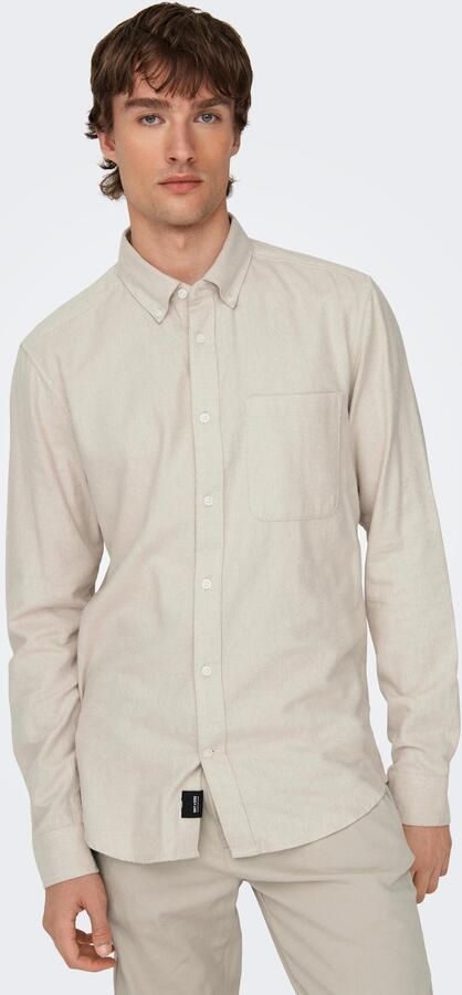ONLY & SONS Overhemd met lange mouwen ONSGUDMUND SLIM 1-PKT SOLID SHIRT NOOS - Foto 9