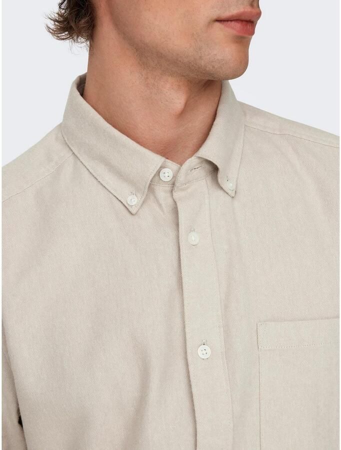 ONLY & SONS Overhemd met lange mouwen ONSGUDMUND SLIM 1-PKT SOLID SHIRT NOOS - Foto 2