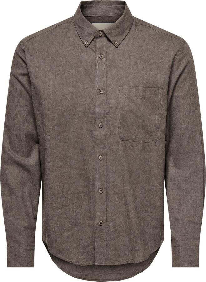 ONLY & SONS Overhemd met lange mouwen ONSJUPITER REG FIT LS SHIRT NOOS