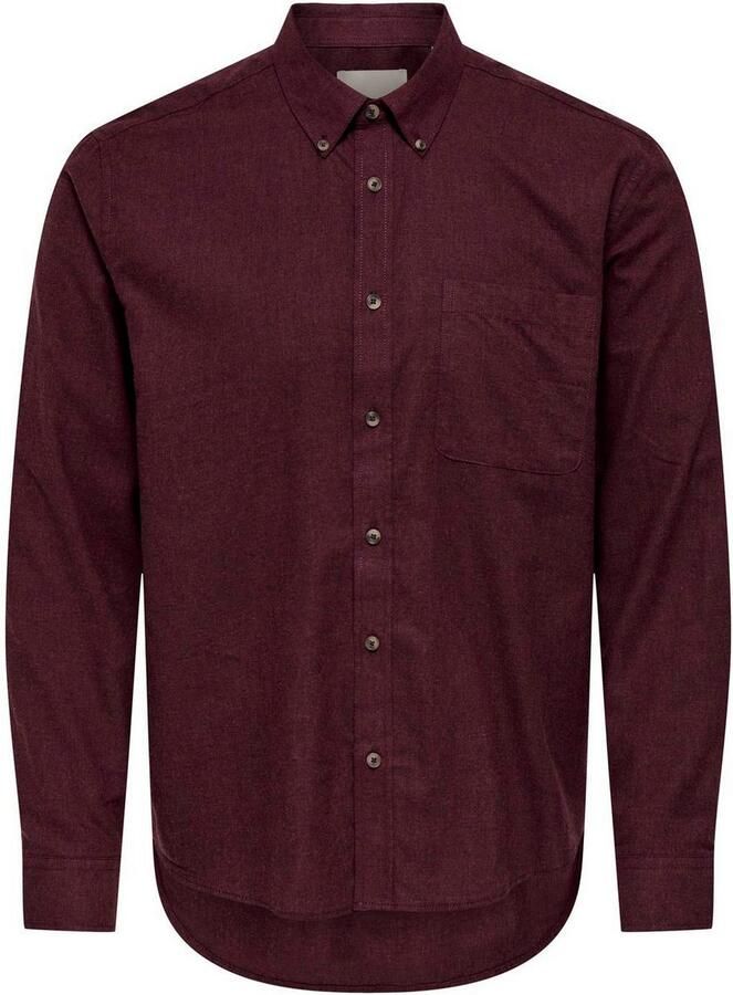 ONLY & SONS Overhemd met lange mouwen ONSJUPITER REG FIT LS SHIRT NOOS