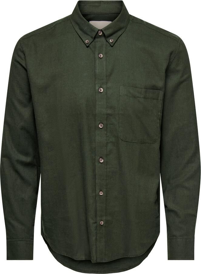 ONLY & SONS Overhemd met lange mouwen ONSJUPITER REG FIT LS SHIRT NOOS